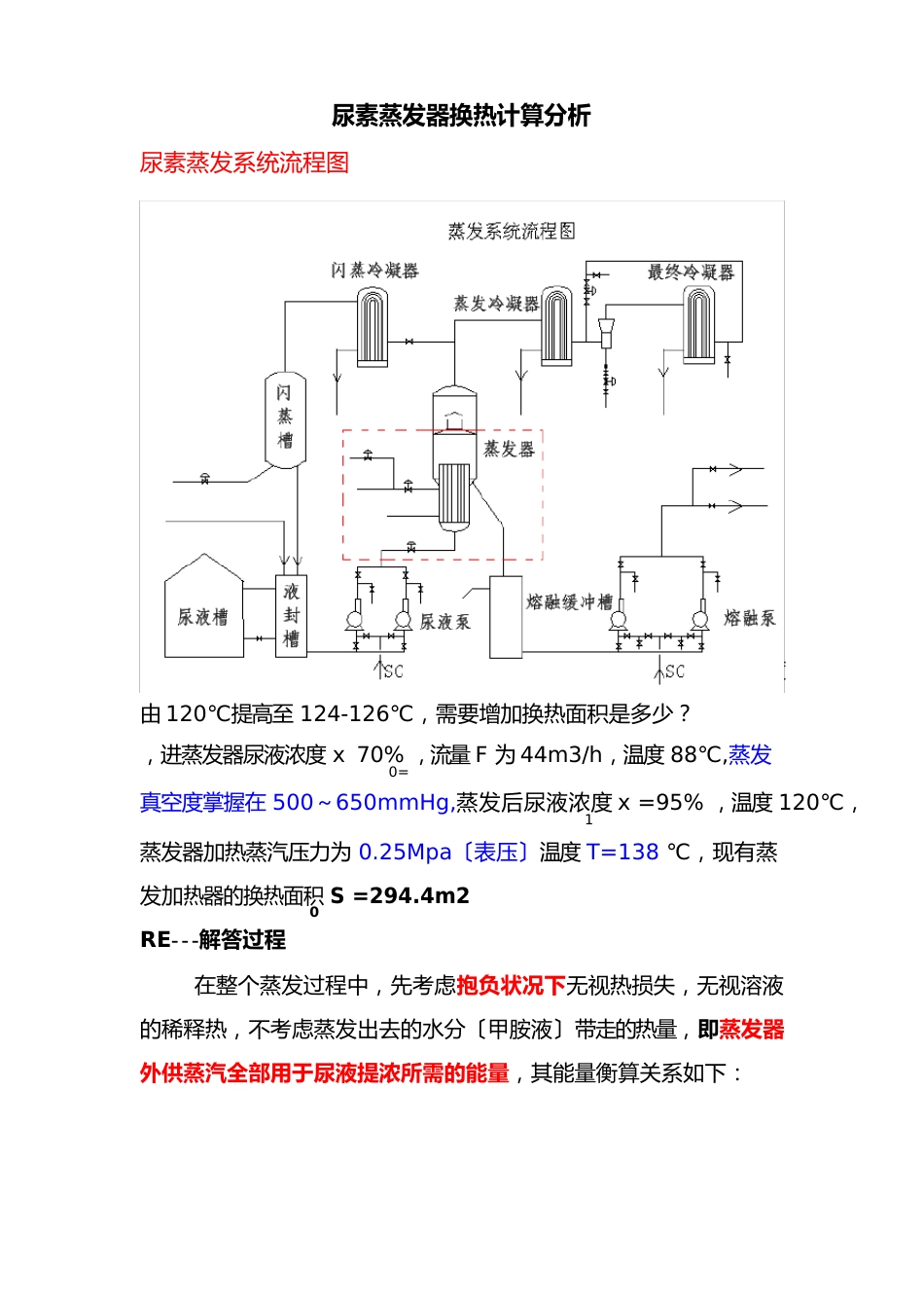 尿素蒸发器蒸换热计算_第1页