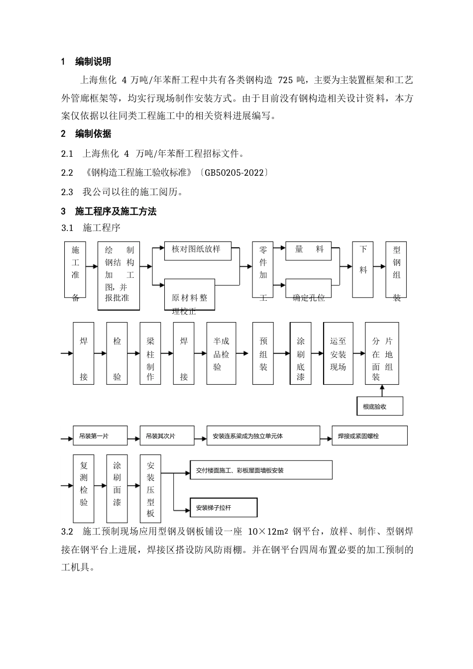 钢结构制作安装施工方案_第3页