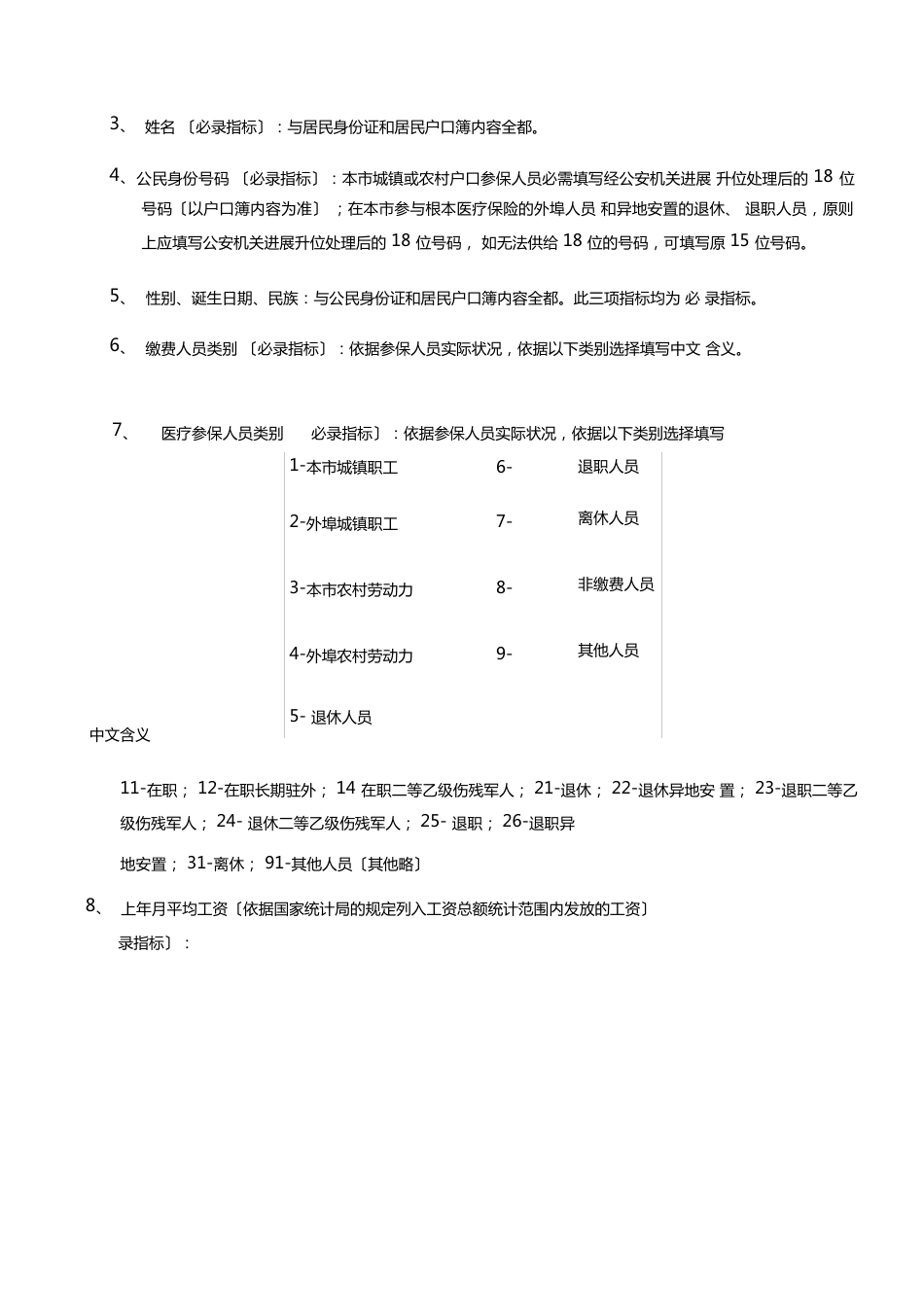 参加社会保险人员情况登记表及说明_第3页