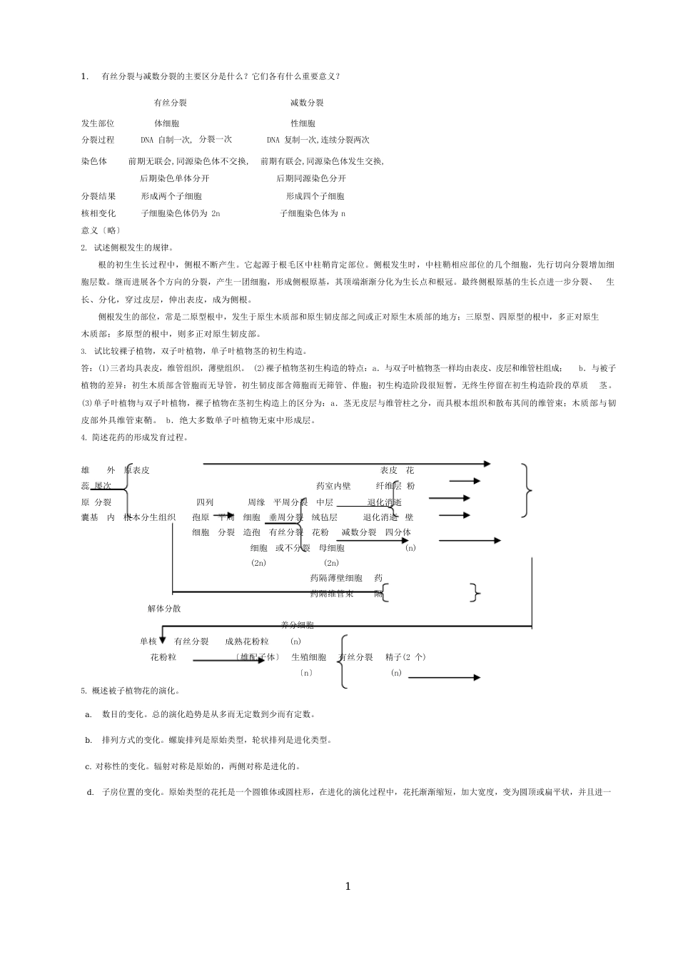 植物学第一册知识点_第1页