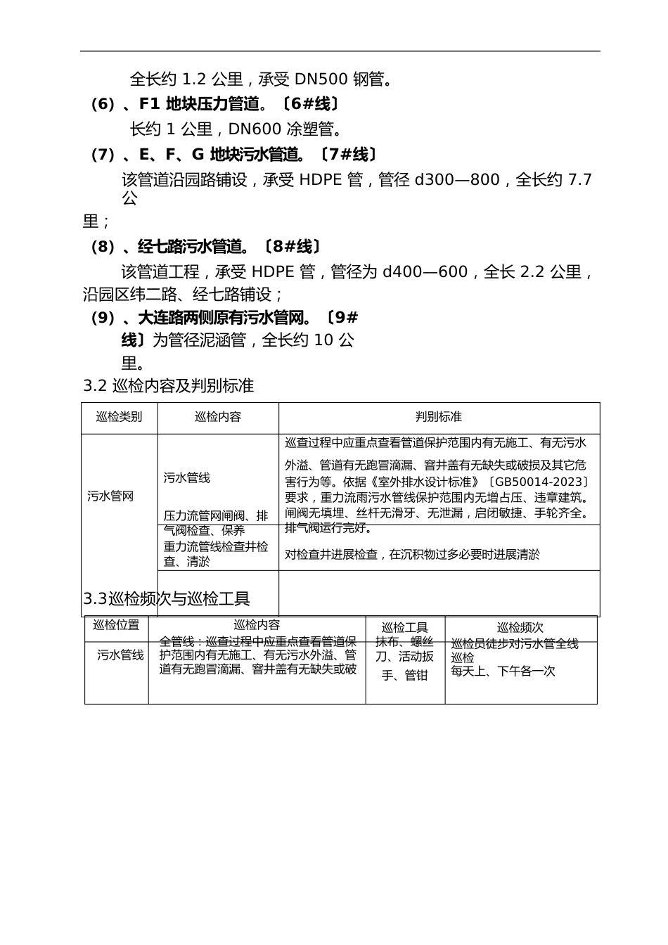 污水管线巡检维护作业指导书_第3页