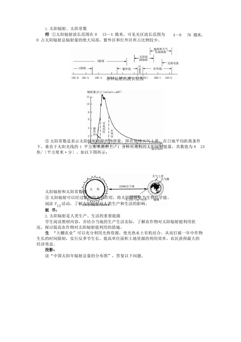 太阳对地球的影响【公开课教案】_第2页