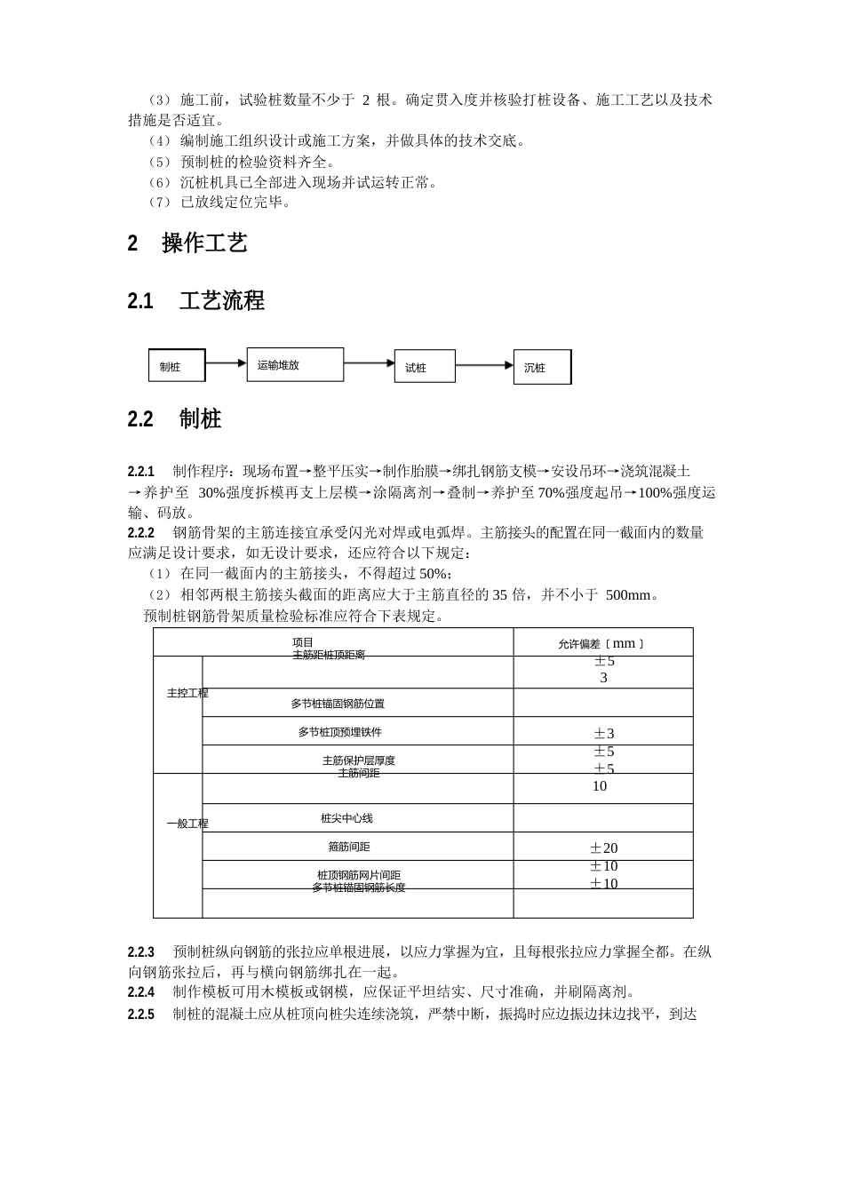预制混凝土桩施工工艺_第2页