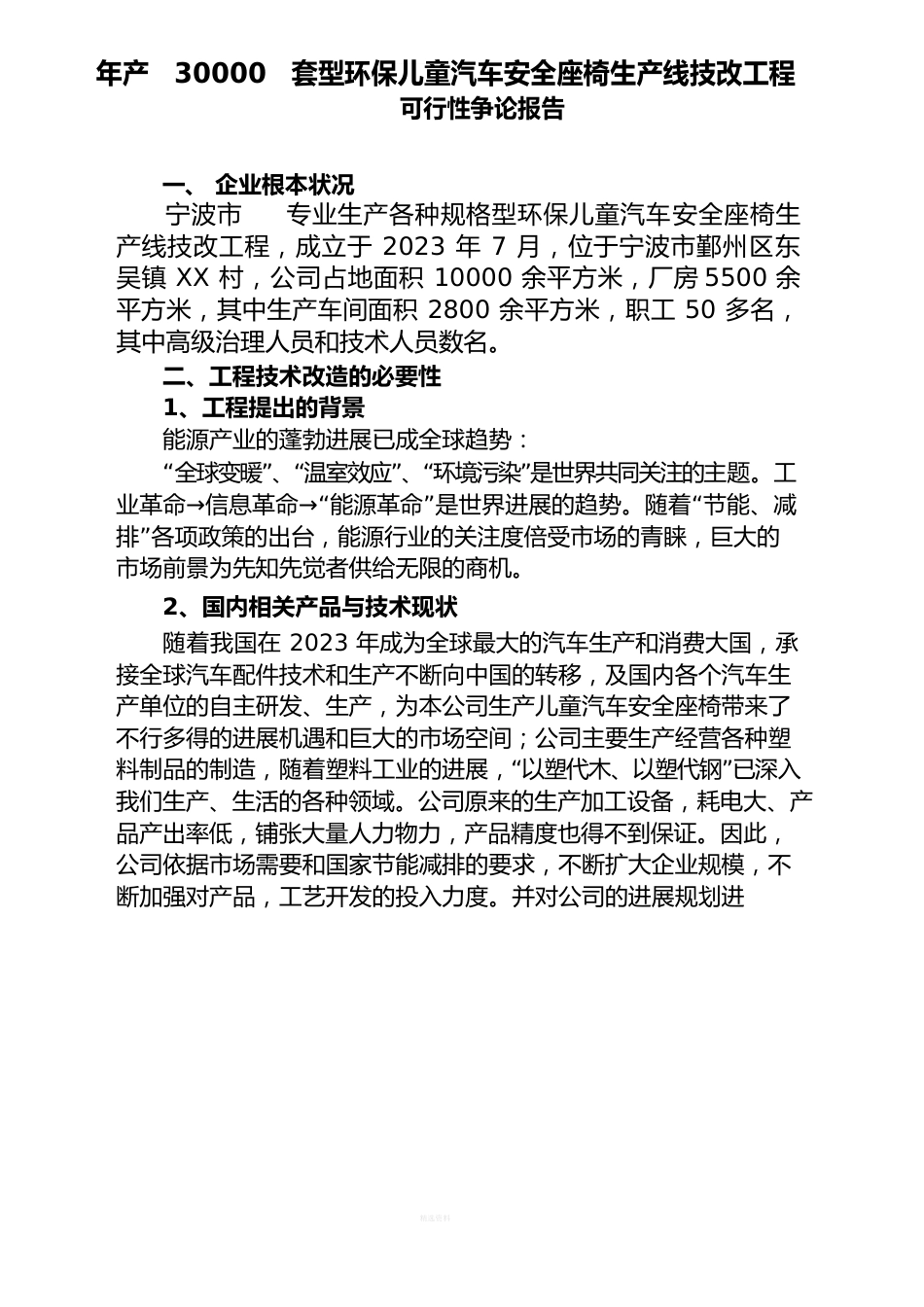 技改项目备案可行性研究报告_第3页