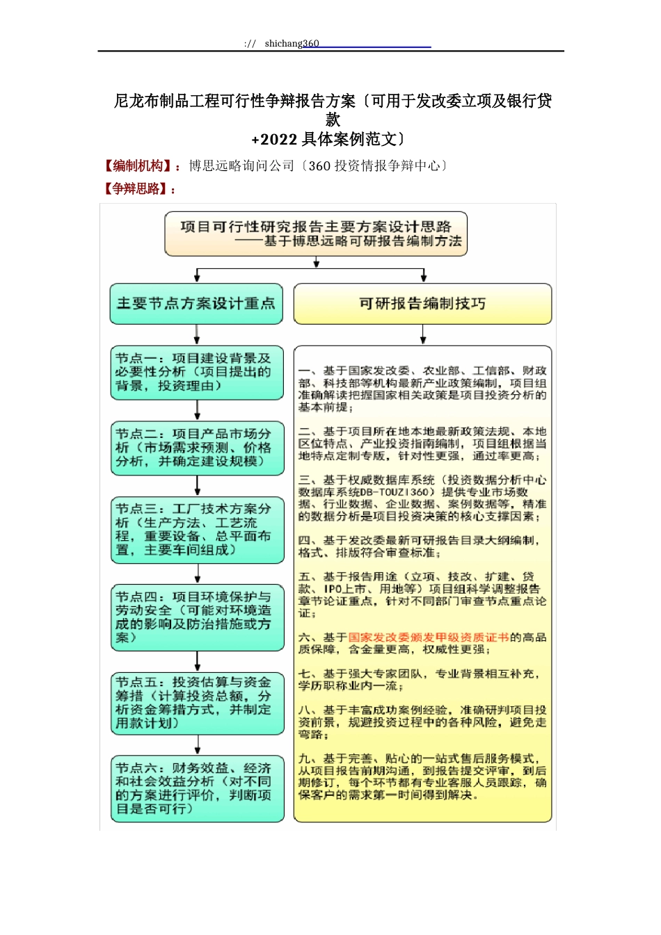 尼龙布制品项目可行性研究报告方案(可用于发改委立项及银行贷款+2013详细案例范文)_第1页