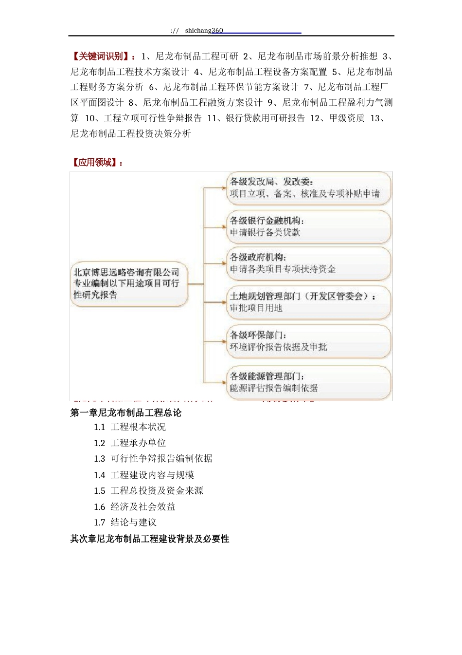 尼龙布制品项目可行性研究报告方案(可用于发改委立项及银行贷款+2013详细案例范文)_第2页