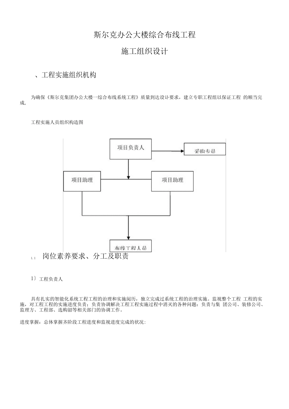 施工进度安排表_第1页