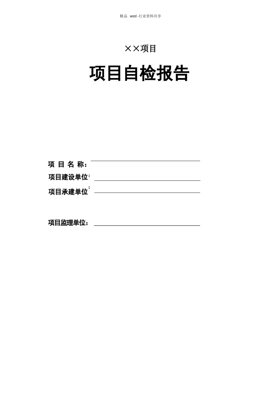 自检报告_第1页