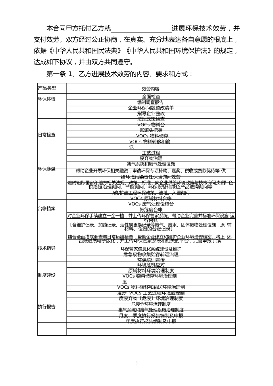 环保管家合同模板_第3页