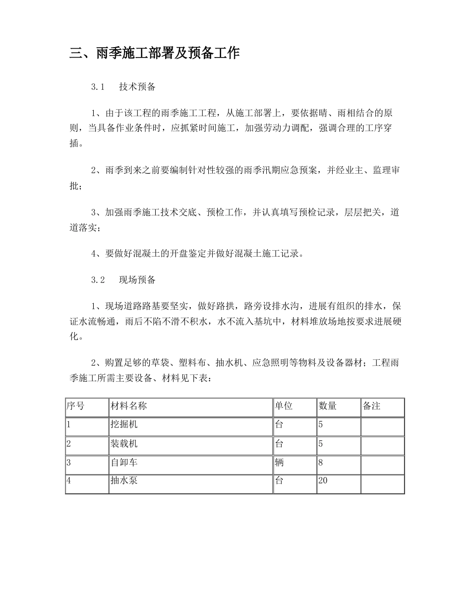 雨季汛期应急预案_第3页