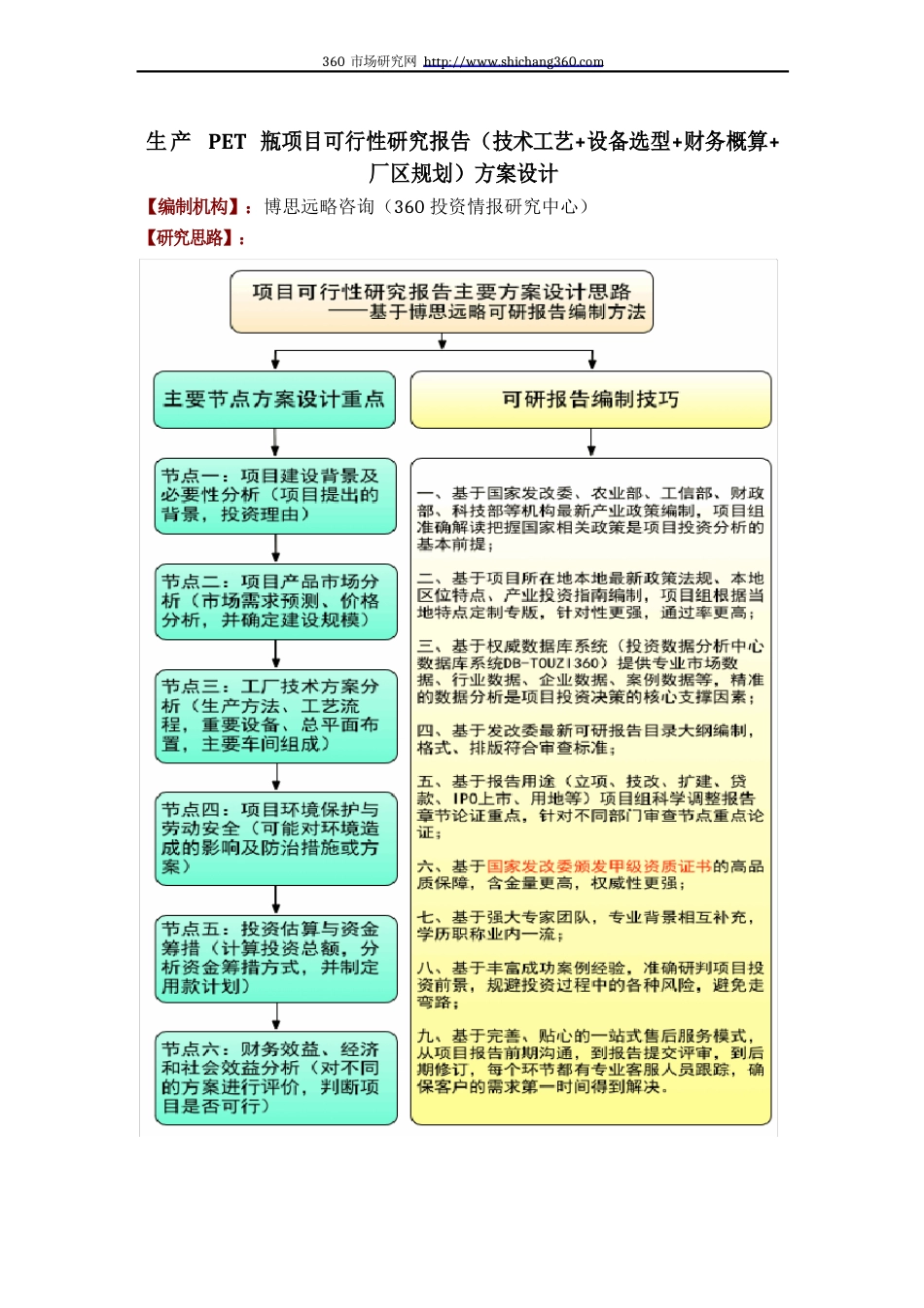 生产PET瓶项目可行性研究报告(技术工艺+设备选型+财务概算+厂区规划)方案设计_第1页