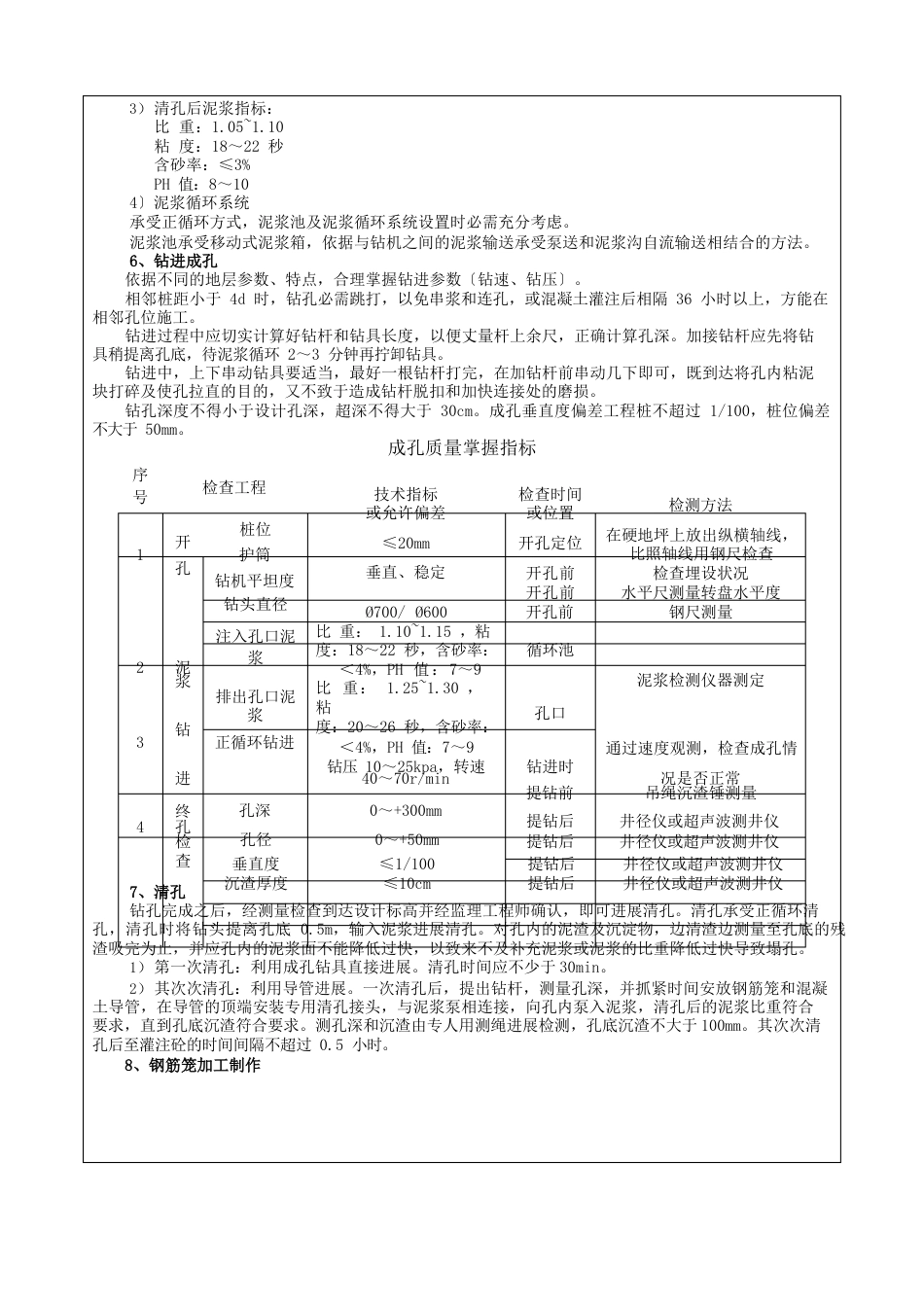 钻孔灌注桩及桩底后注浆施工技术交底(含施工图纸)_第2页