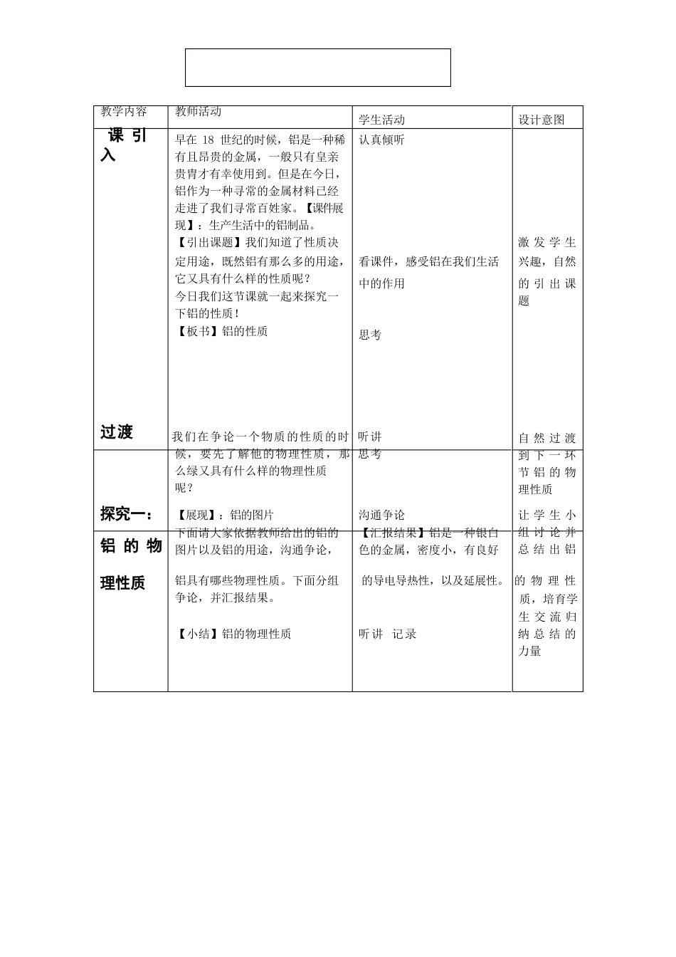 铝的性质_第1页