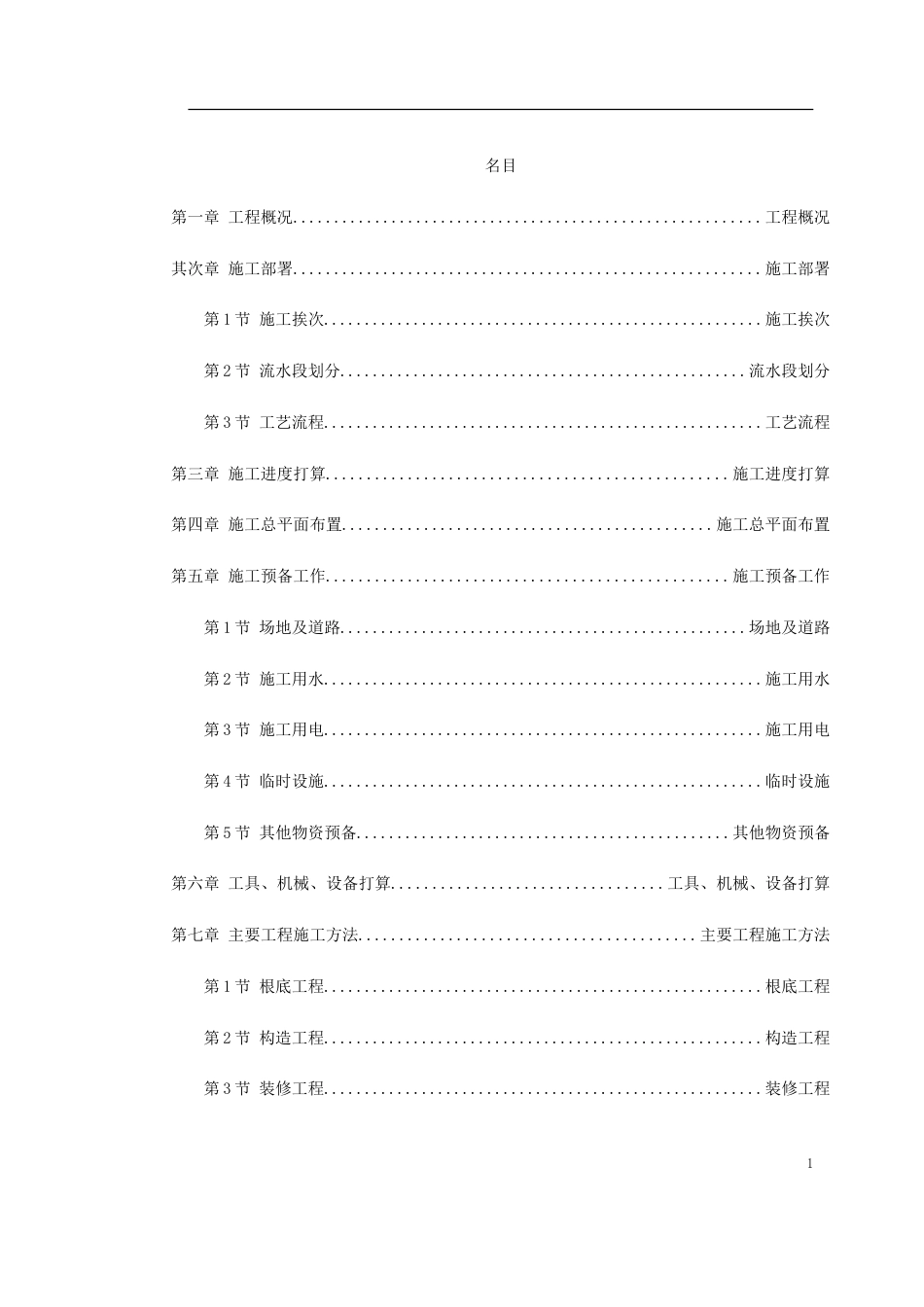 某工程采暖工程施工组织设计_第1页