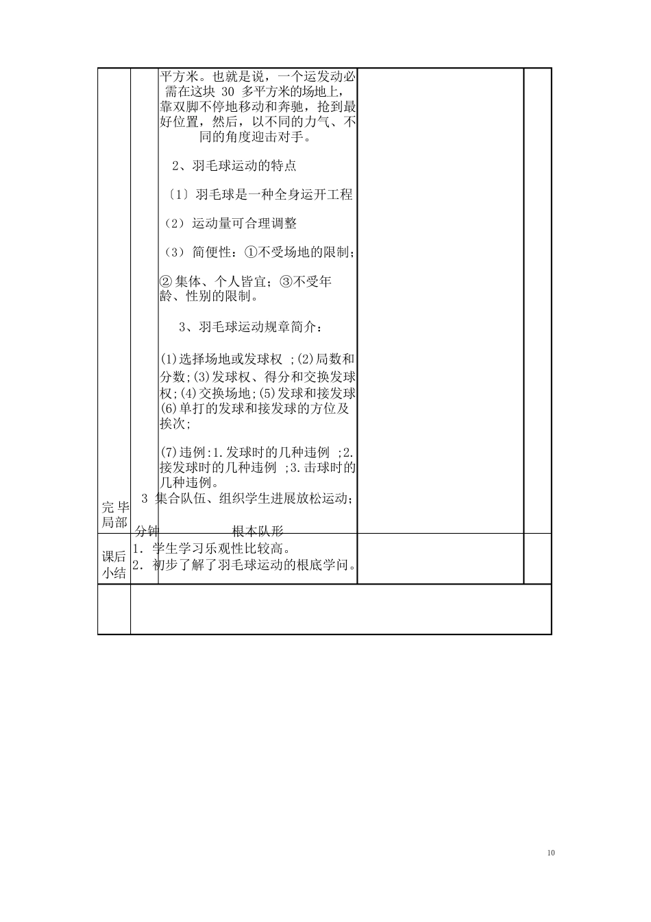 羽毛球教案_第2页