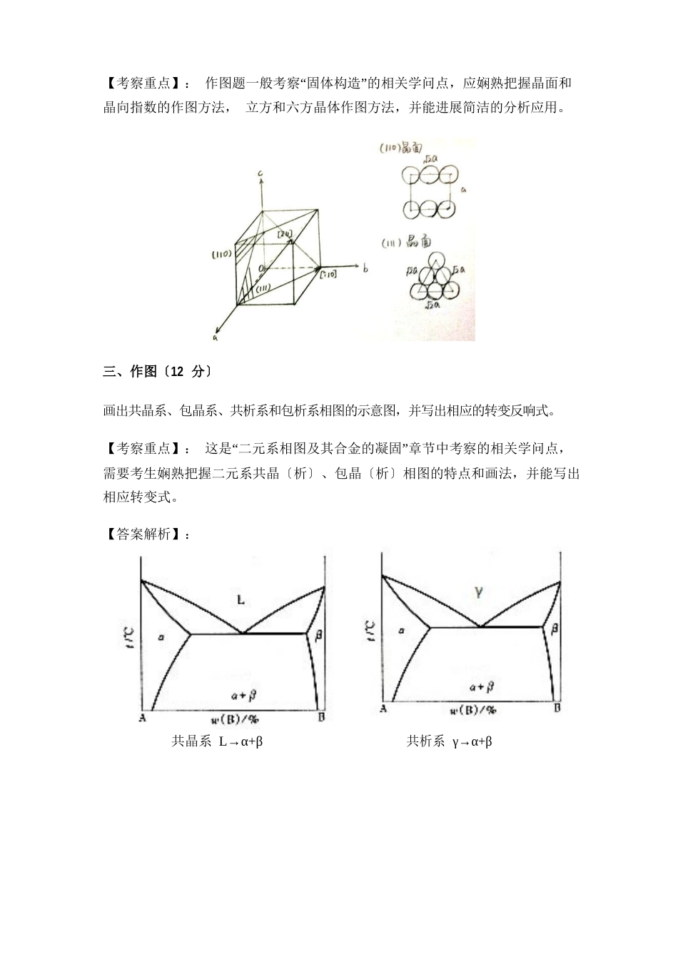 厦门大学材料科学基础考研真题(2023年)_第2页