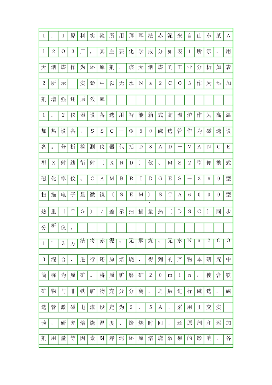 拜耳法赤泥还原焙烧工艺分析资料_第3页