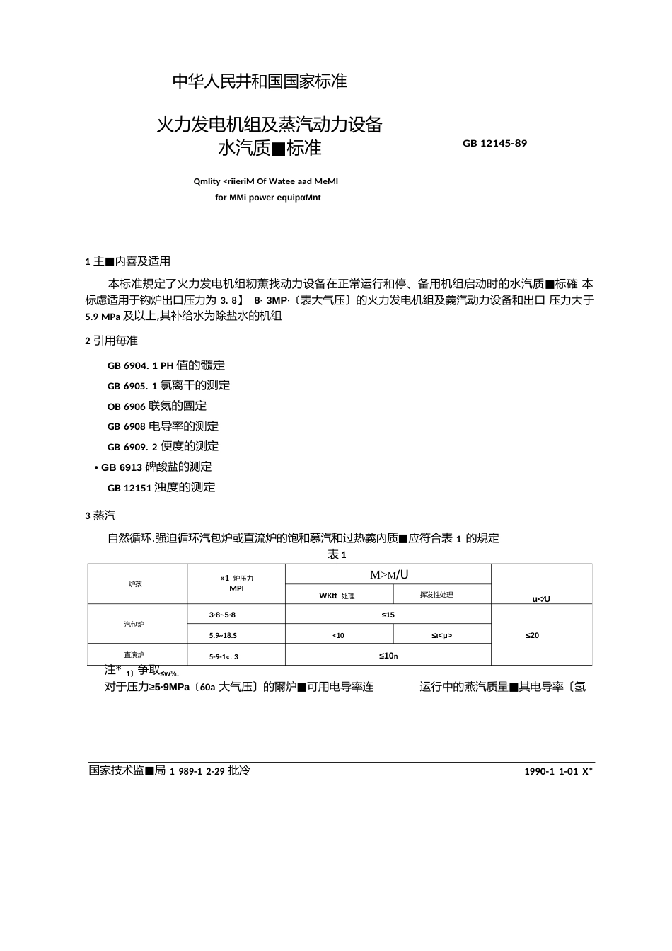 中压锅炉水质标准_第1页