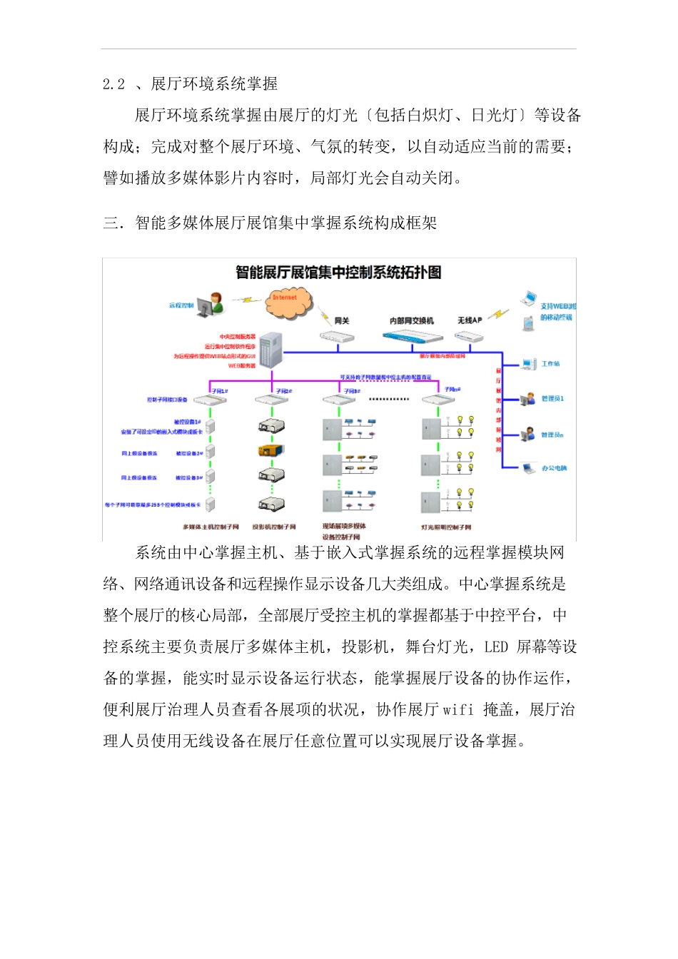 人民防空教育和技能训练展馆多媒体系统解决方案_第3页