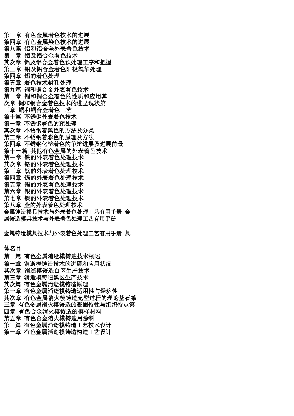 金属铸造模具新技术与表面着色处理工艺实用手册_第3页