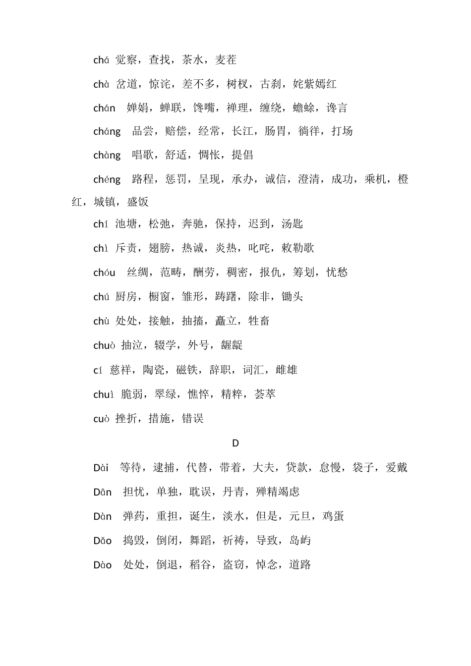 小学语文常见同音字大全_第2页