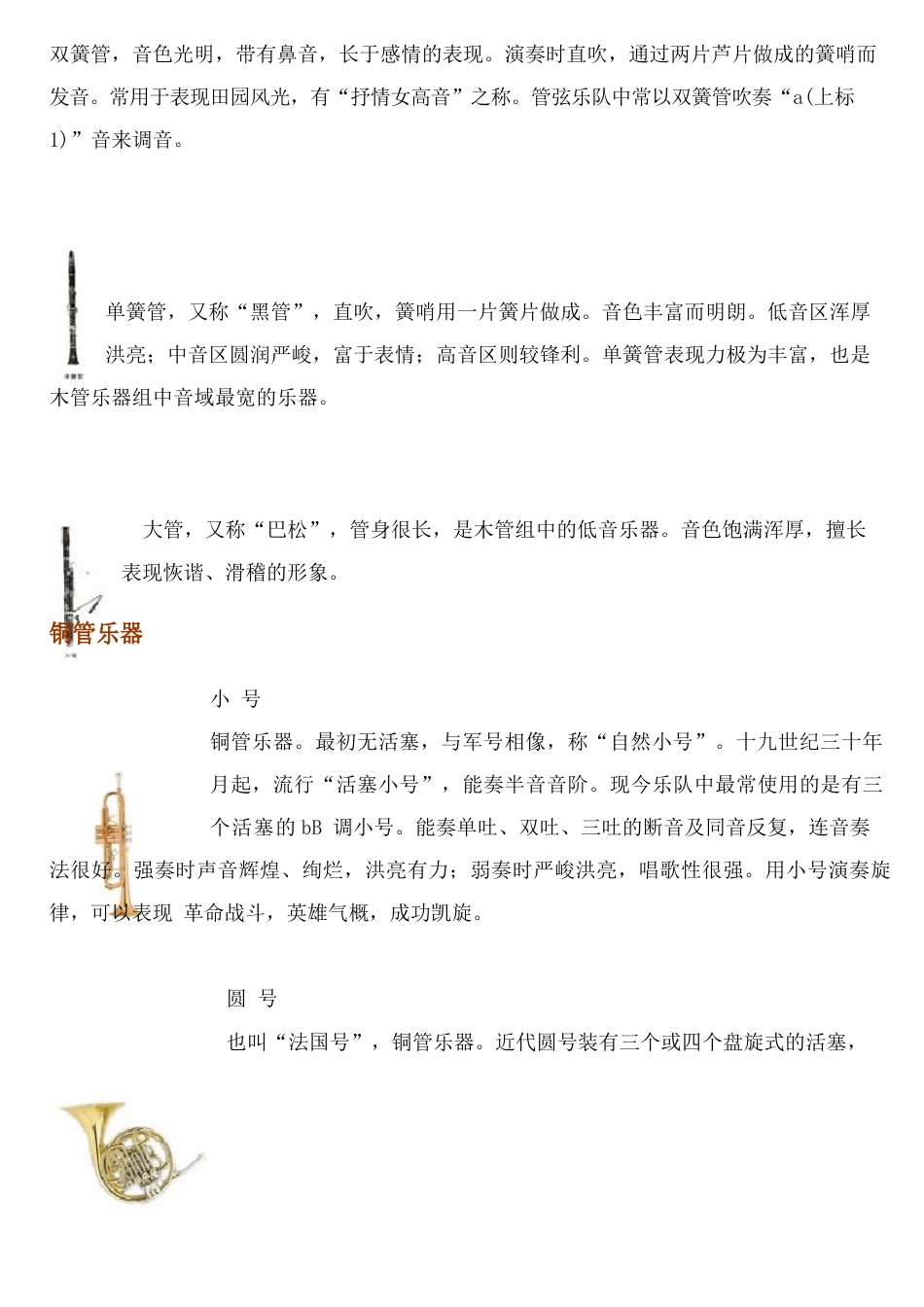 管乐团常见乐器介绍_第2页