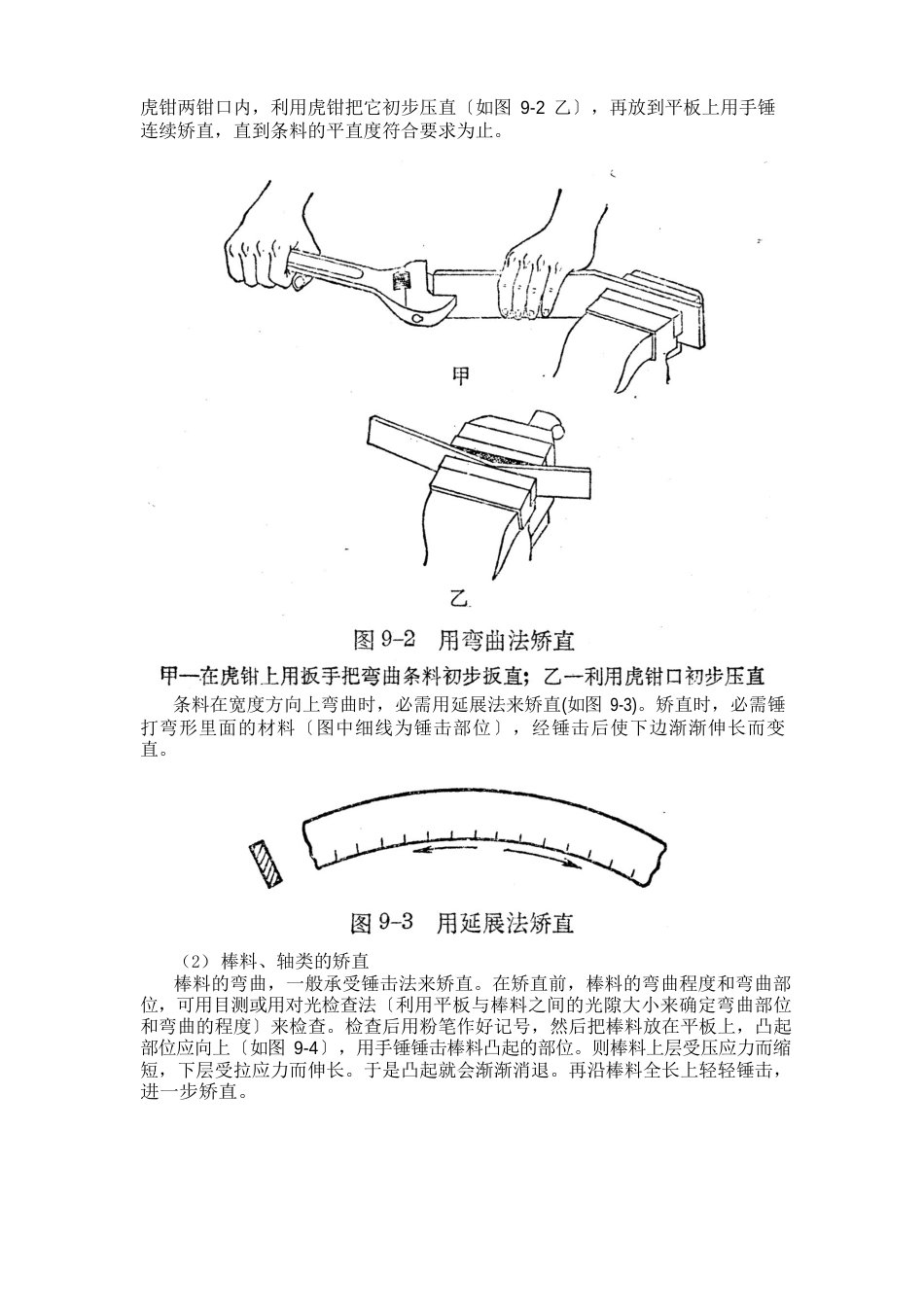 《钳工》矫正和弯形_第2页