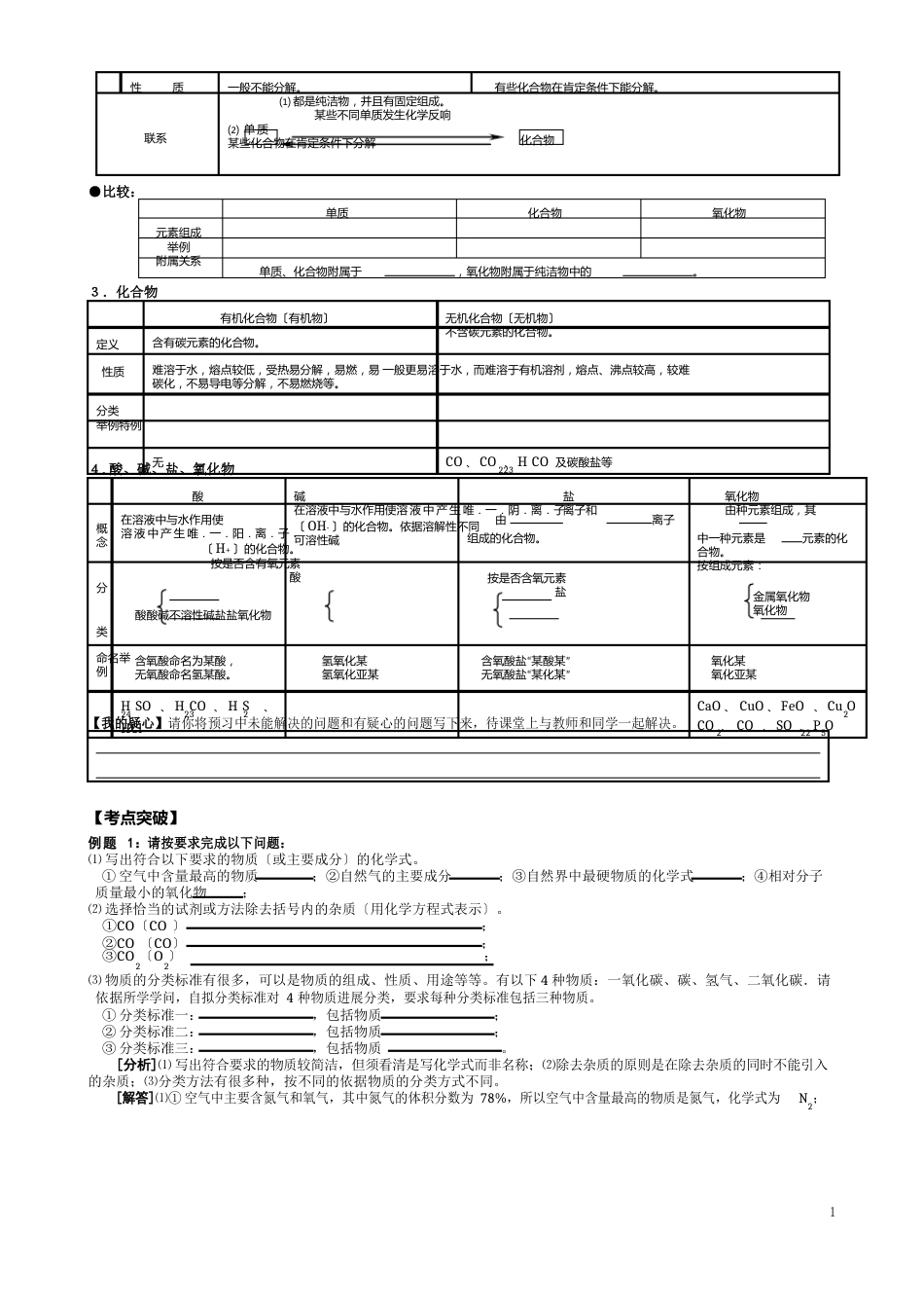 23物质的分类【中考化学专题复习】_第2页