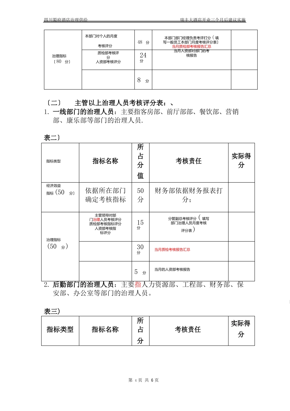 二级绩效考核暂行办法_第2页