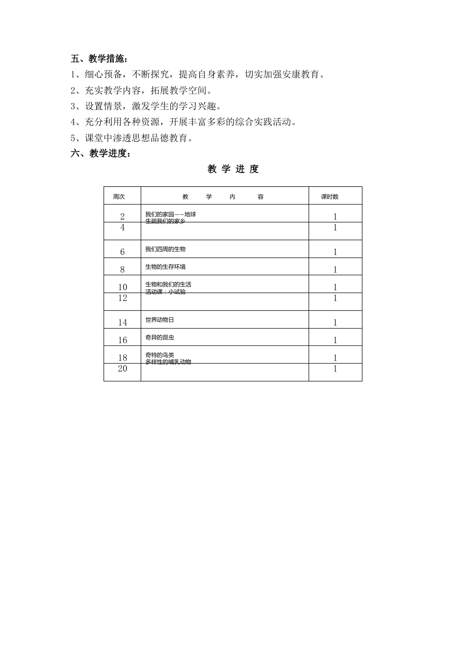 三年级上册环境教育教学计划和教案_第2页