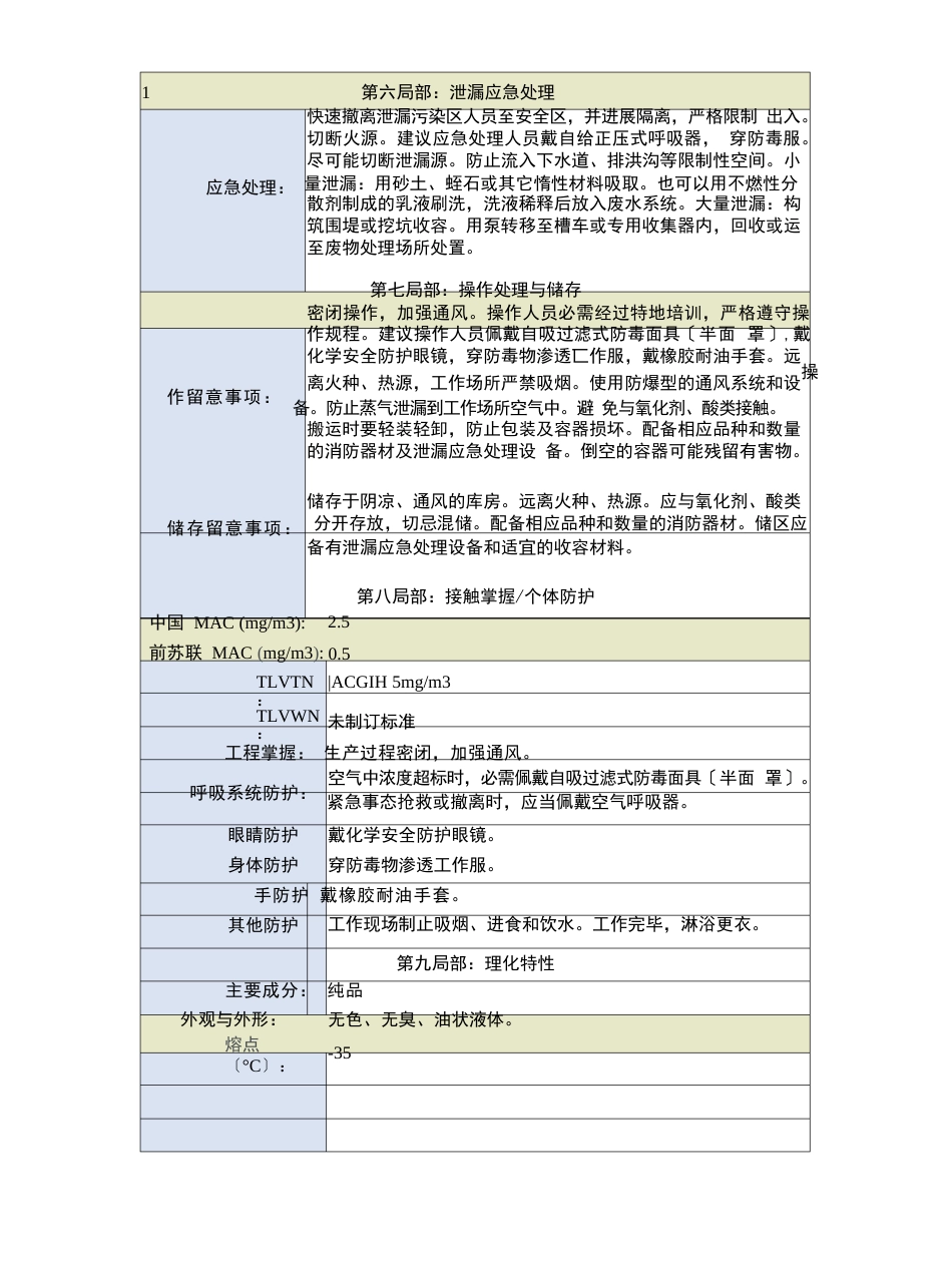 邻苯二甲酸二丁酯安全技术说明书_第2页