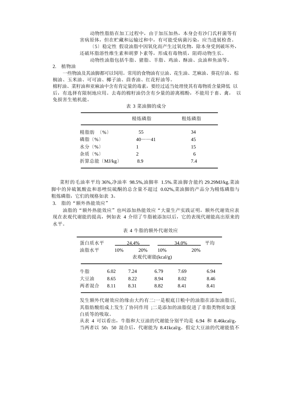 饲料中添加油脂的应用效果_第3页