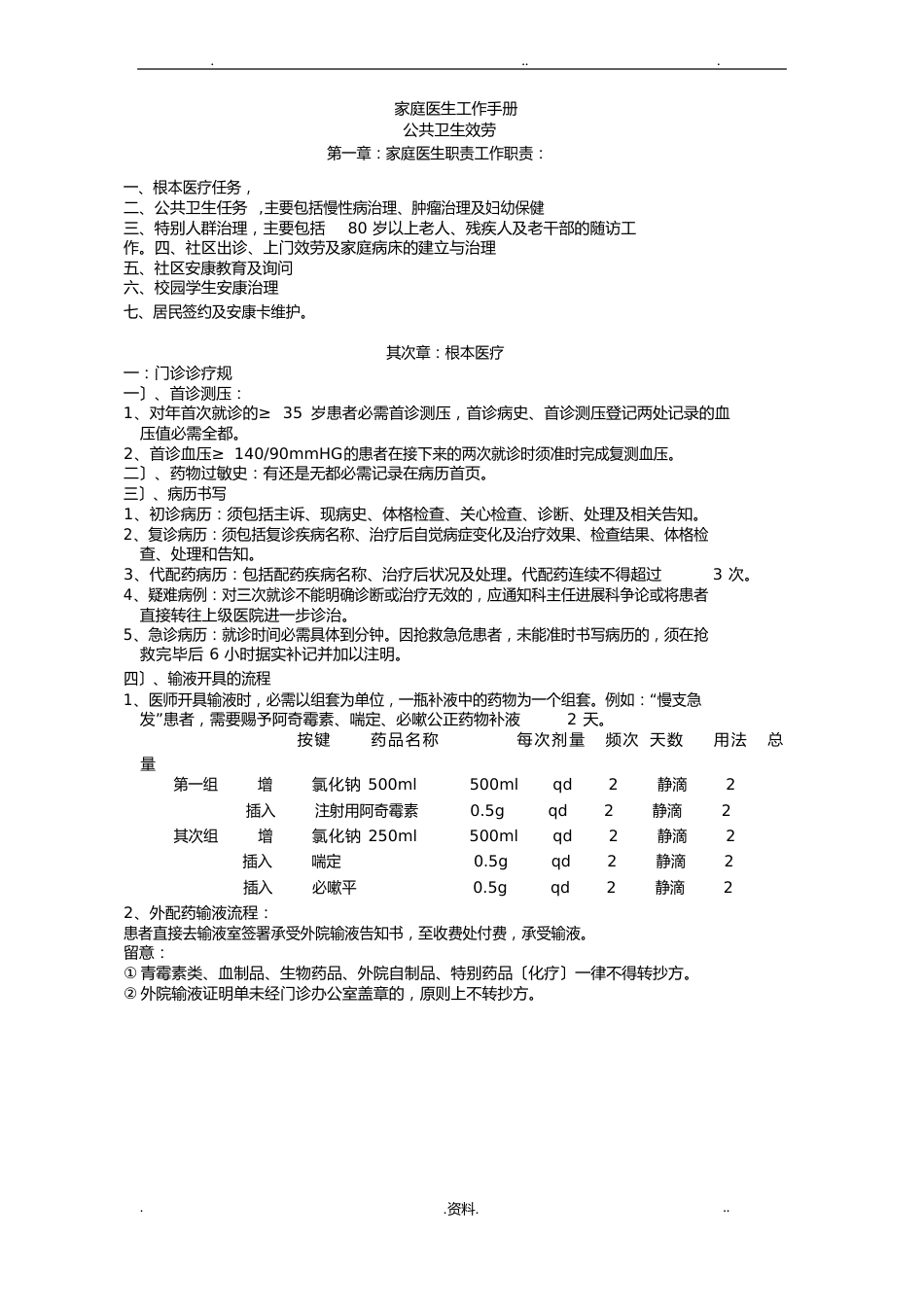 家庭医生工作手册_第1页