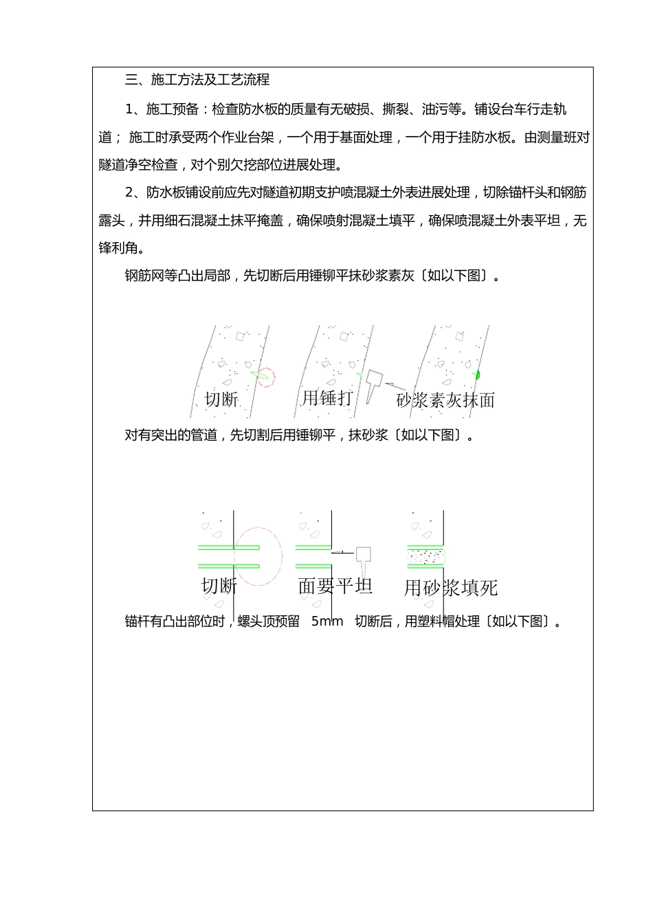 隧道防水板、土工布施工技术交底_第2页