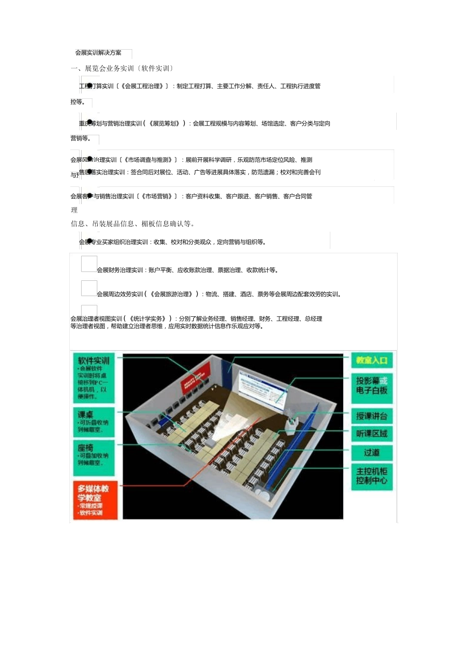 会展实训解决方案_第1页