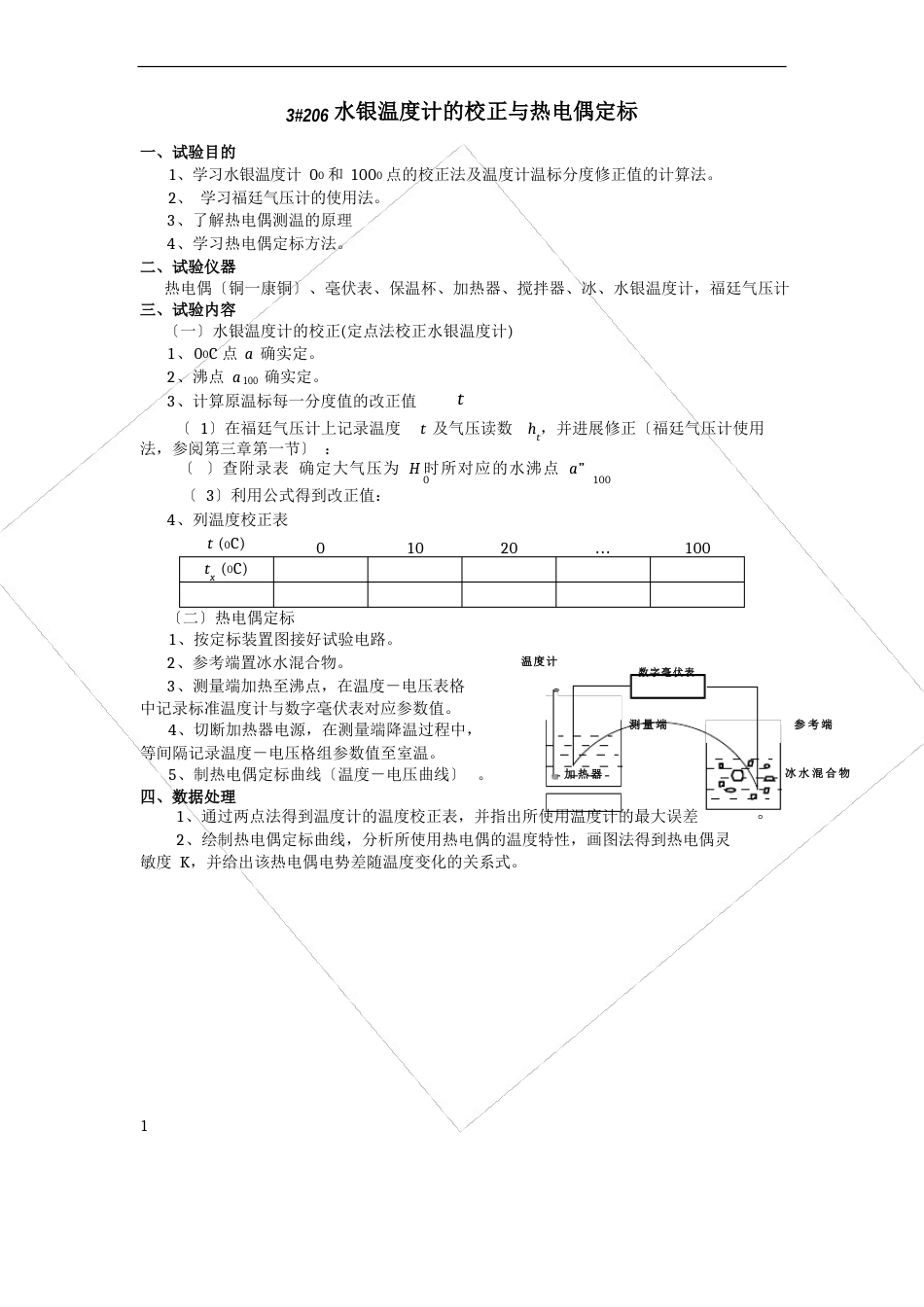 大学物理实验必做实验实验要求_第1页