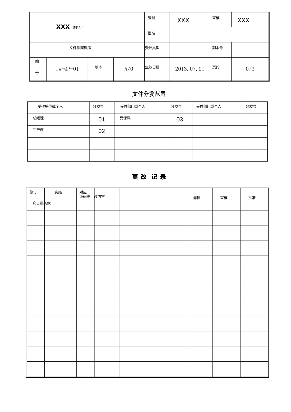 质量验厂程序文件【共32个程序】_第1页