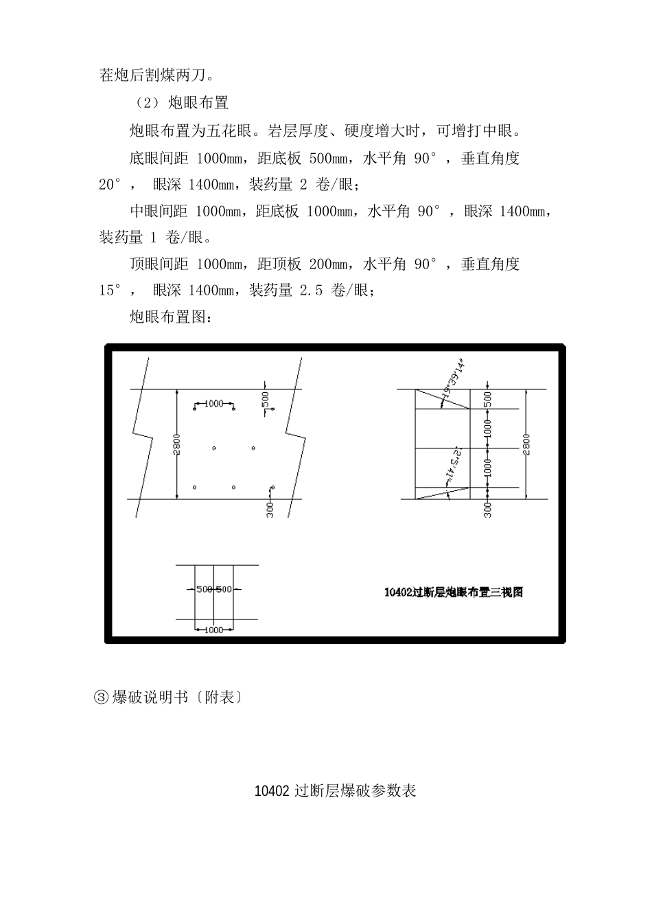 采煤工作面过断层(放炮)安全技术措施_第2页