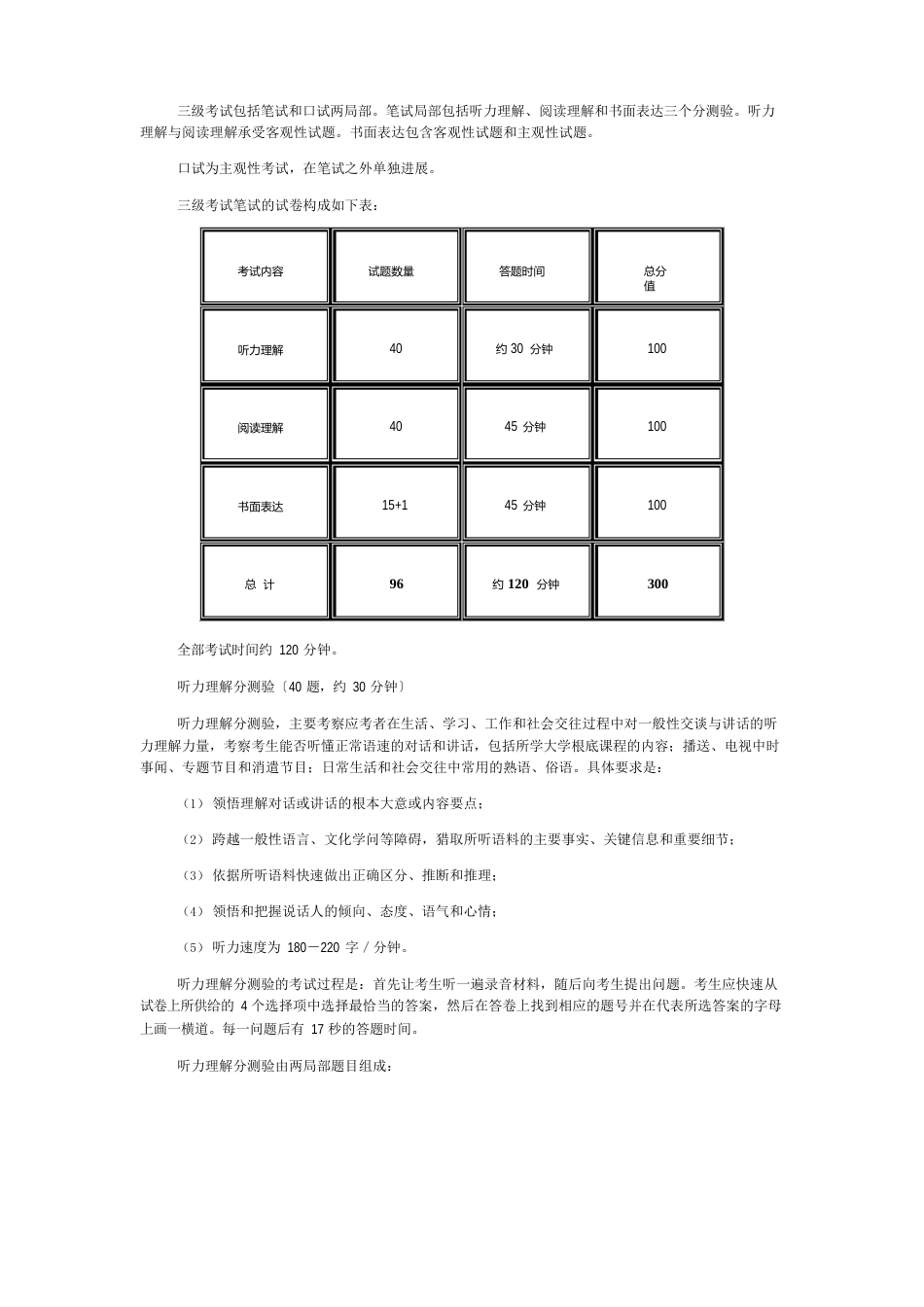 少数民族汉语水平等级考试大纲(三级)_第2页