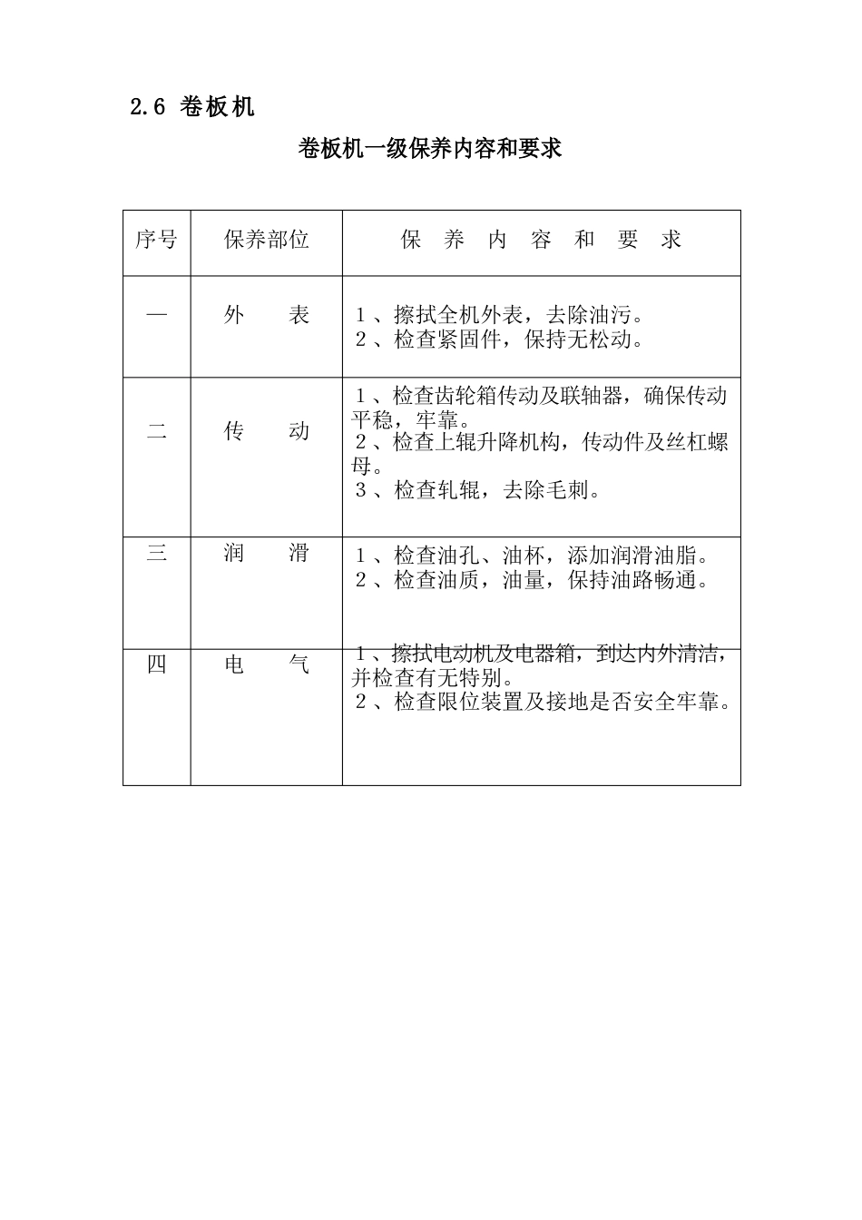 设备保养手册_第1页