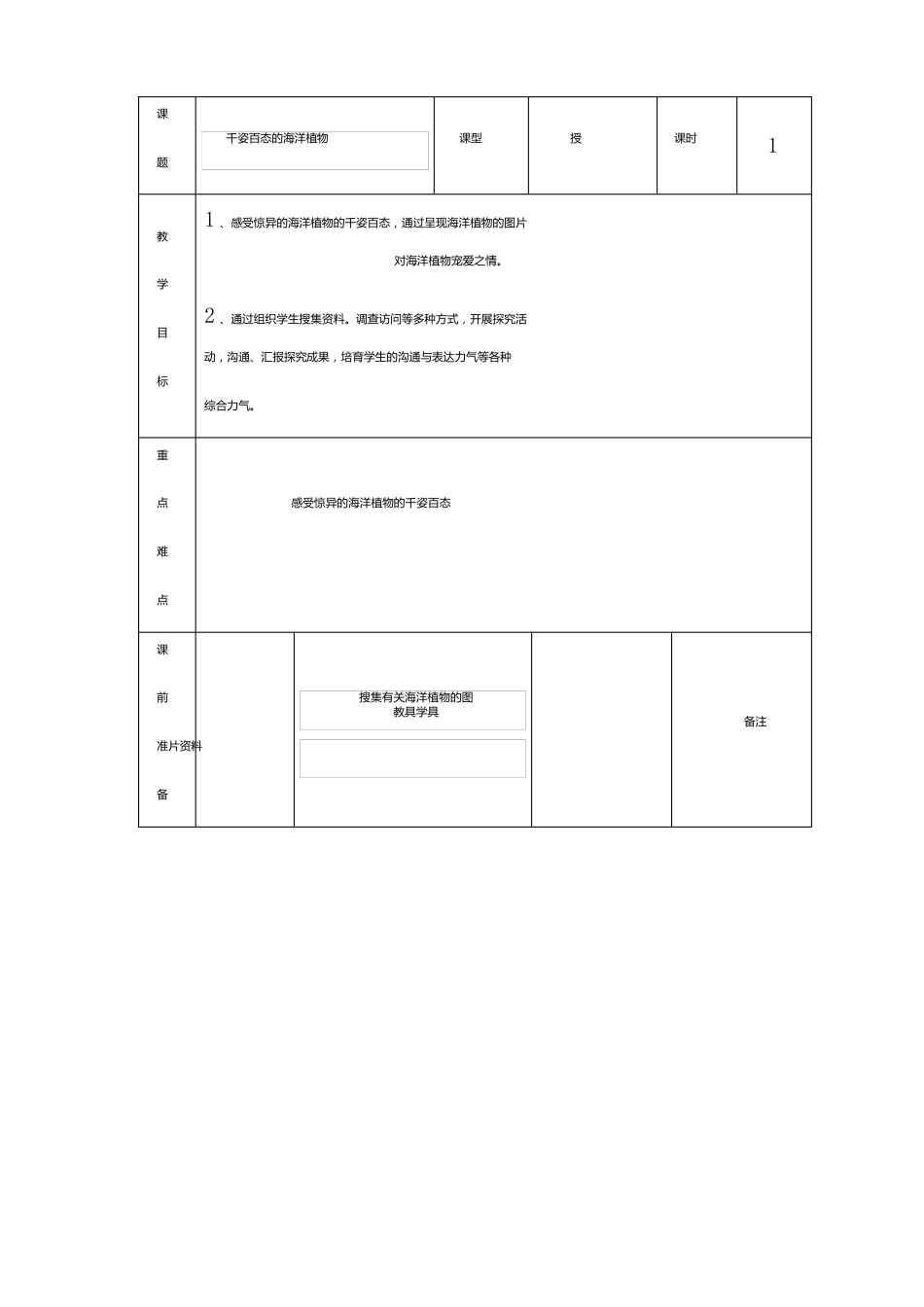 二年级下册海洋教育备课_第1页