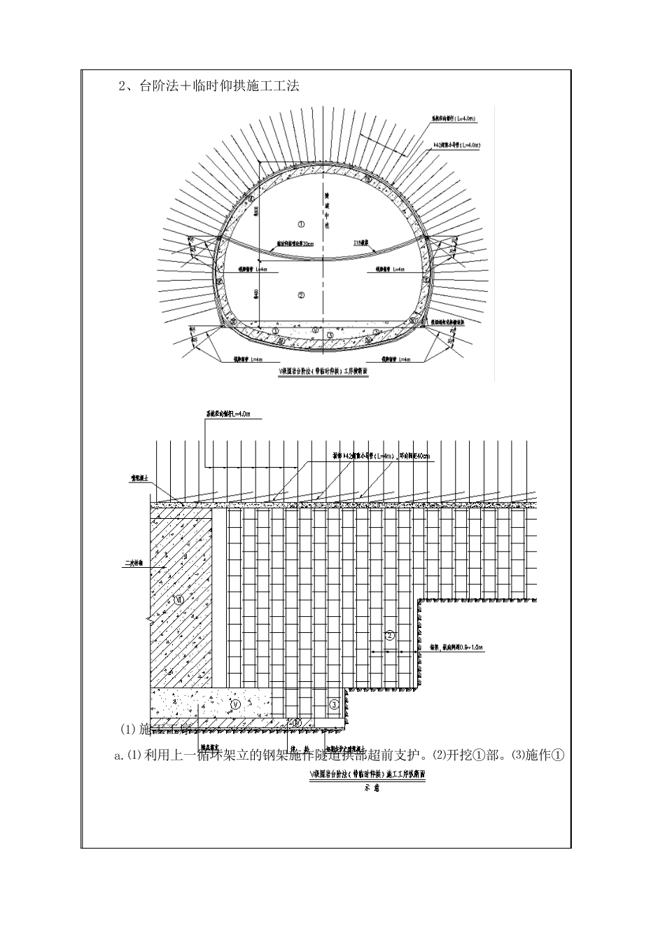 隧道段洞身开挖技术交底_第3页