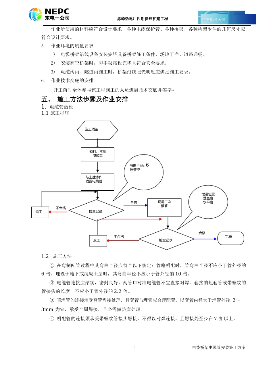 电缆桥架安装方案_第2页