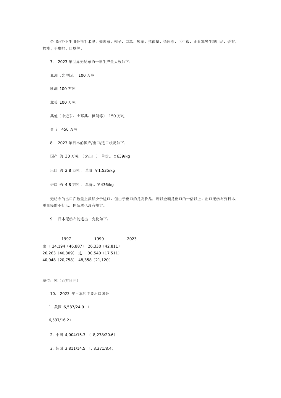 无纺布知识_第3页