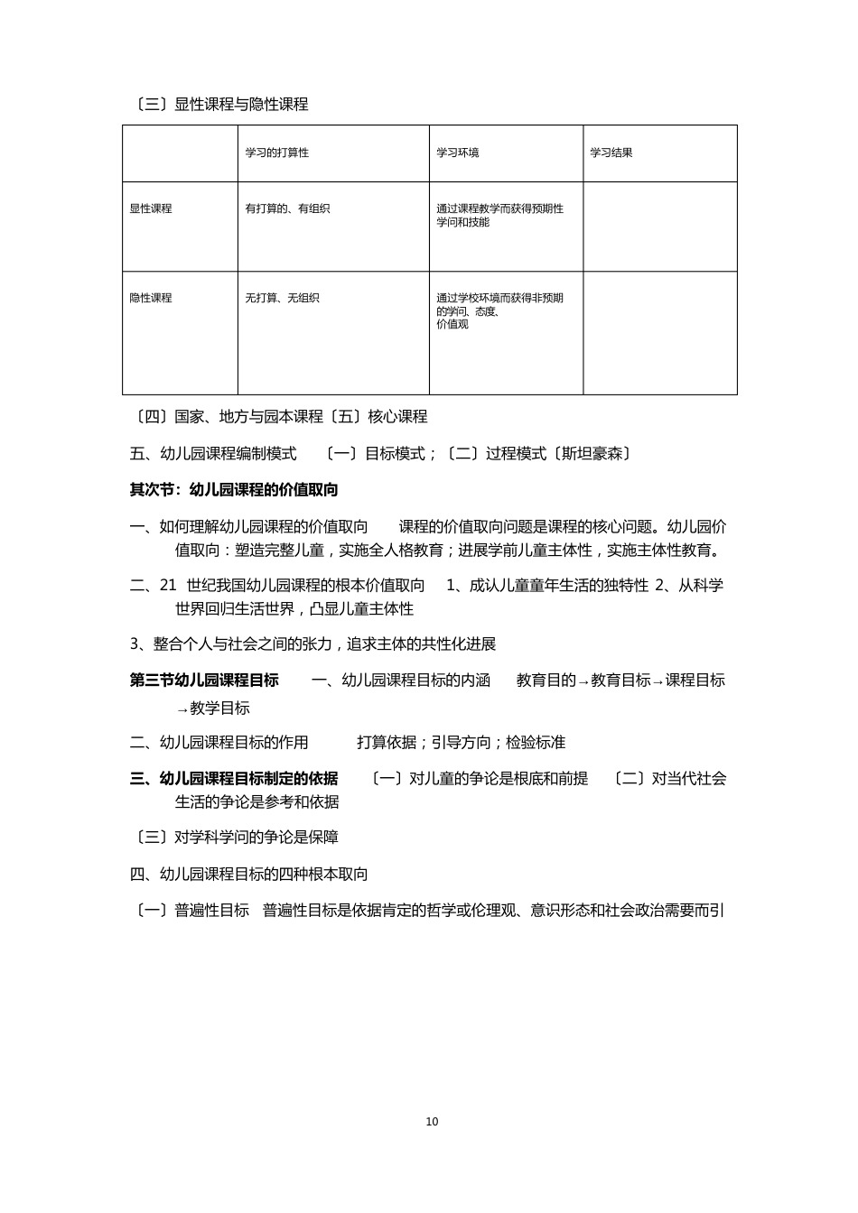 学前教育教师考编学科专业知识点汇总大纲_第2页