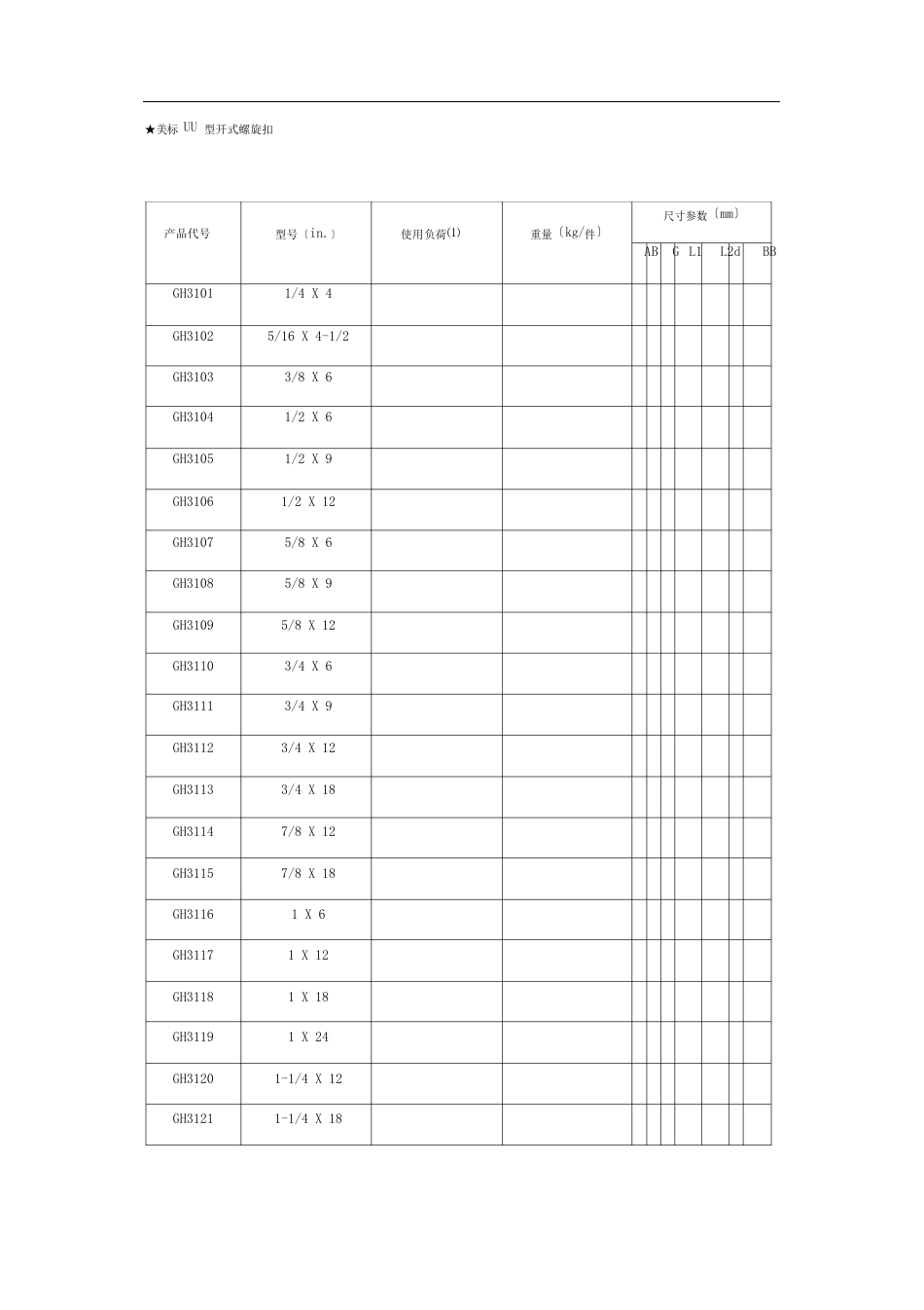 索具螺旋扣规格_第1页