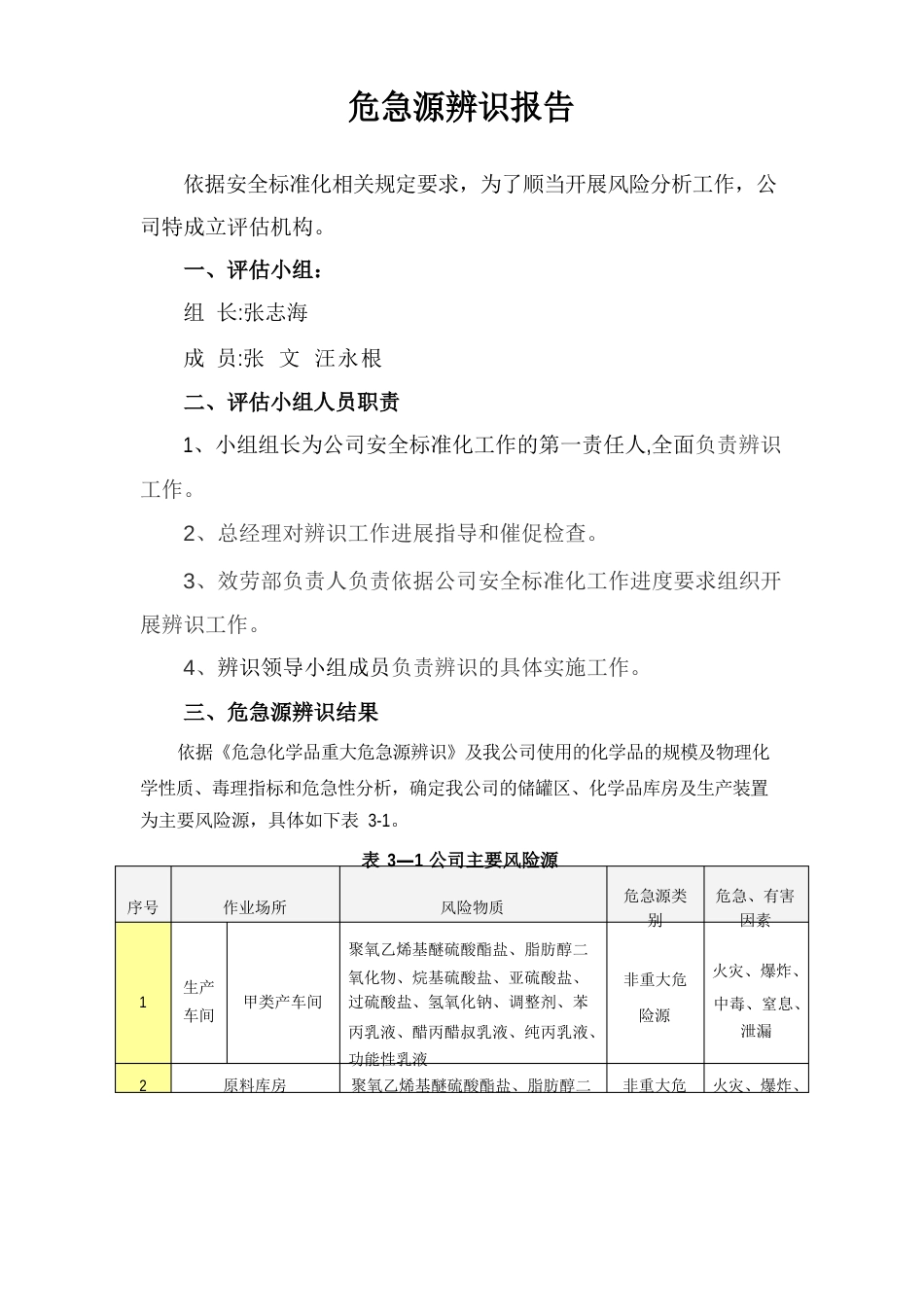 危险源辨识报告_第1页