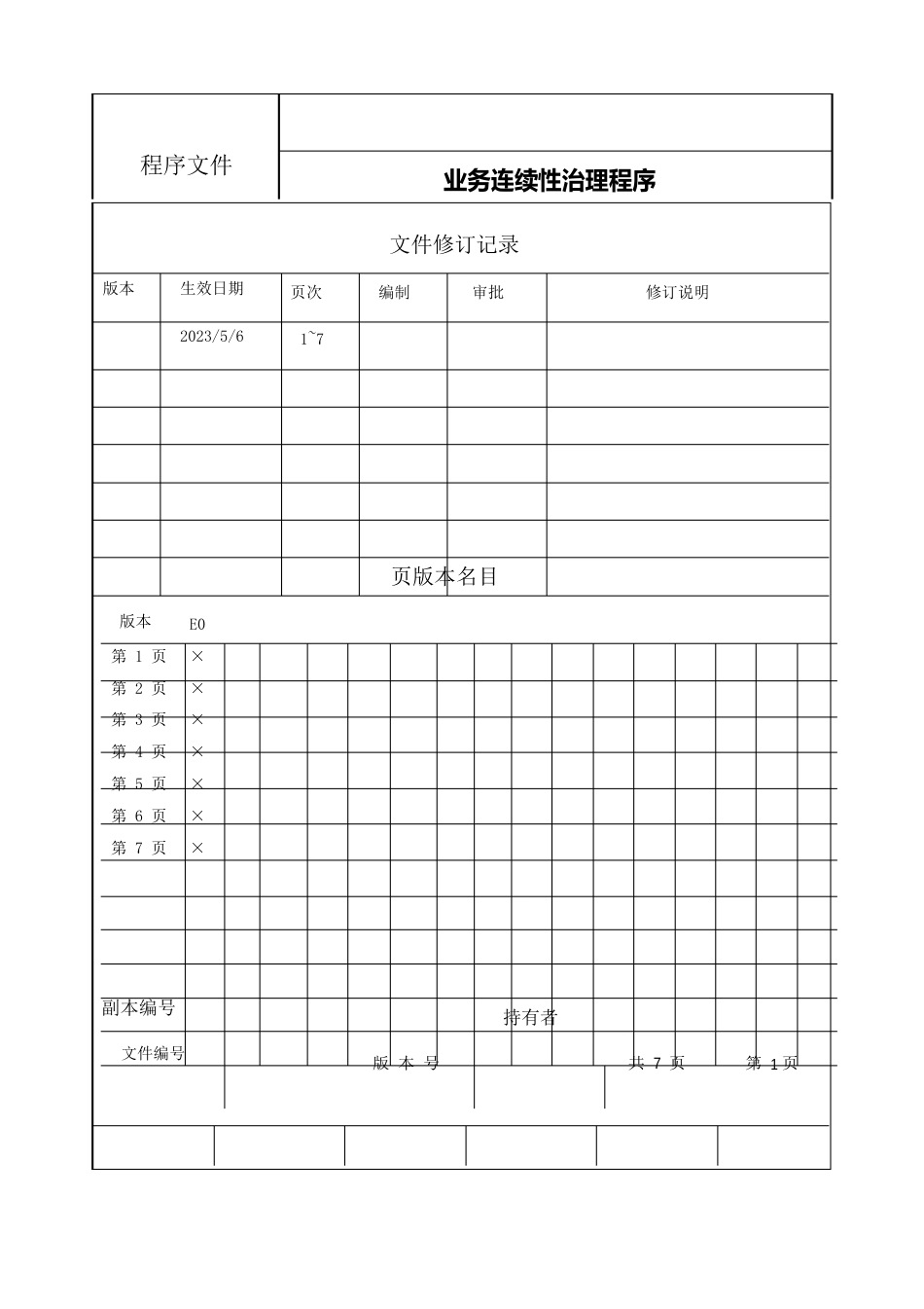 业务连续性管理程序_第1页