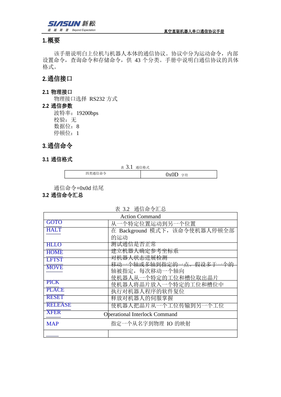 真空机器人通信协议手册_第2页