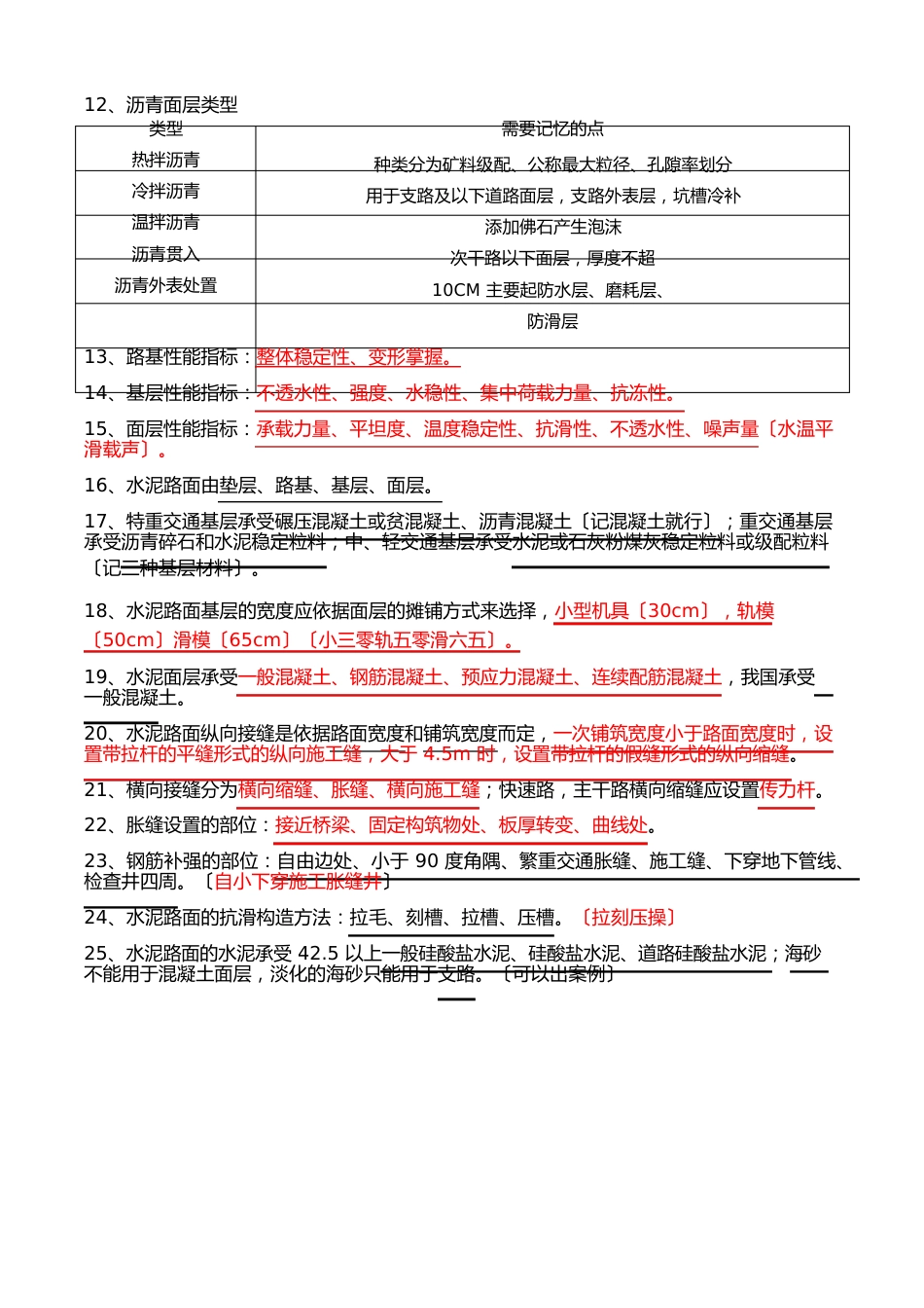 一级建造师(市政专业)道路工程相关知识点_第2页